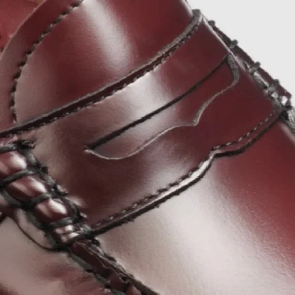 GH Bass Whitney Super Lug Weejun Loafer size 8 Burgundy/Wine - NWT - Picture 6 of 9